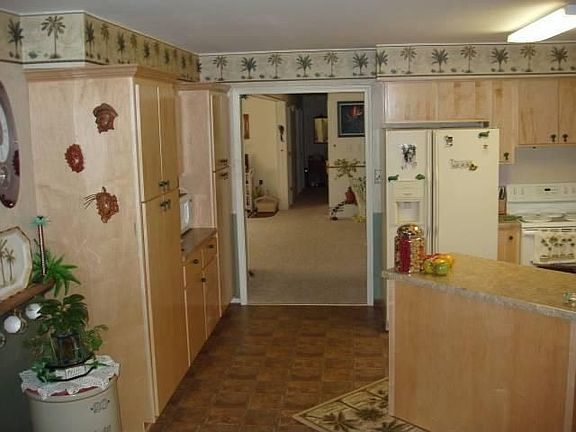 View From Kitchen Into Dining Room