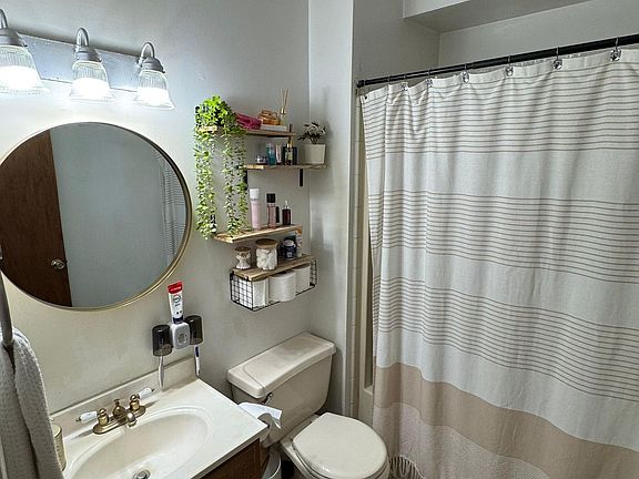 spacious bathroom