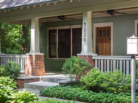 Wide and deep front porch