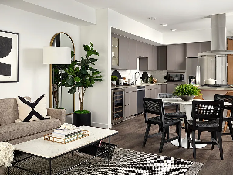 A700: Open living and kitchen area