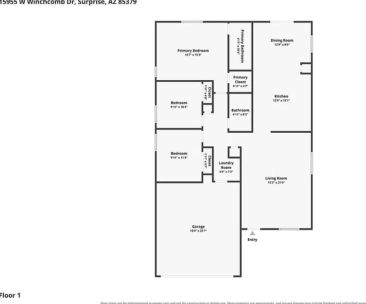 3 bed, 2.0 bath, 1401 sqft, $1,880 — Photo 2