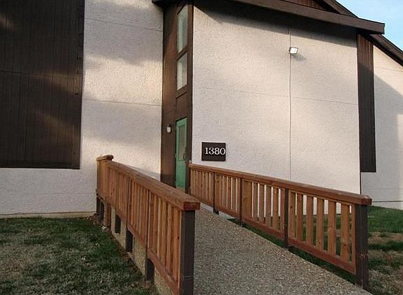 Side Entry Door is closed to covered parking slot.