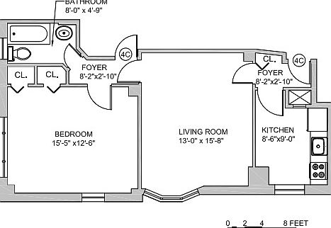 2nd image of 55 W 55th St APT 4C