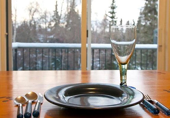 Dine to a woodland view