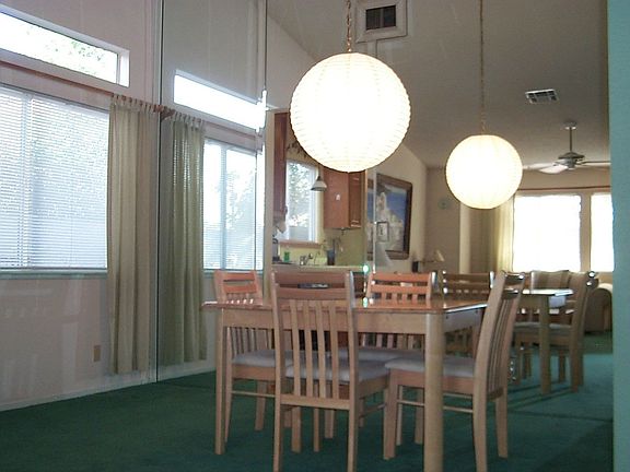 Dining area open to living room!