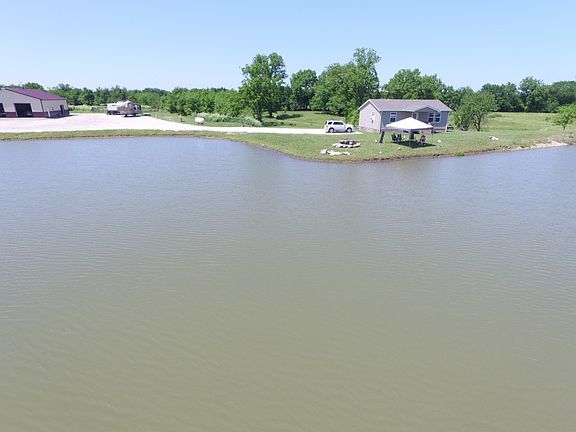 Look across the private lake