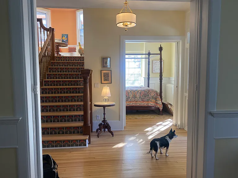 Entry, Stairs and Front Bedroom