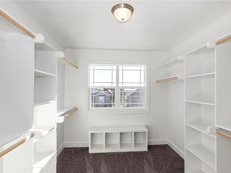 Master bedroom walk-in closet