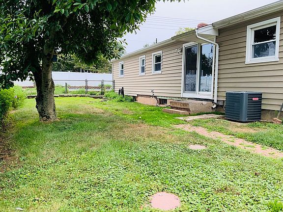 Fenced in back yard