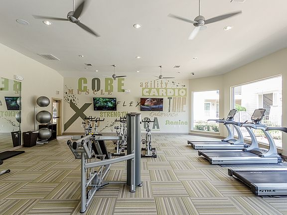 Fitness Center with Spin Bikes