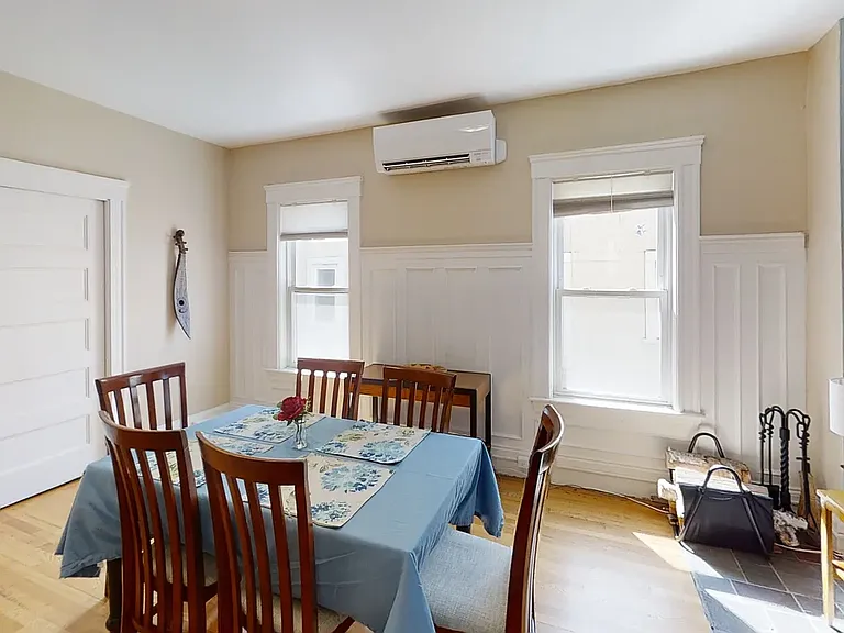 Dinning room pre-repairs. Available un-furnished or furnished for a higher price.
