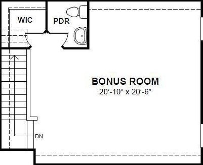 Optional 2nd Floor w/Bonus & Half Bath