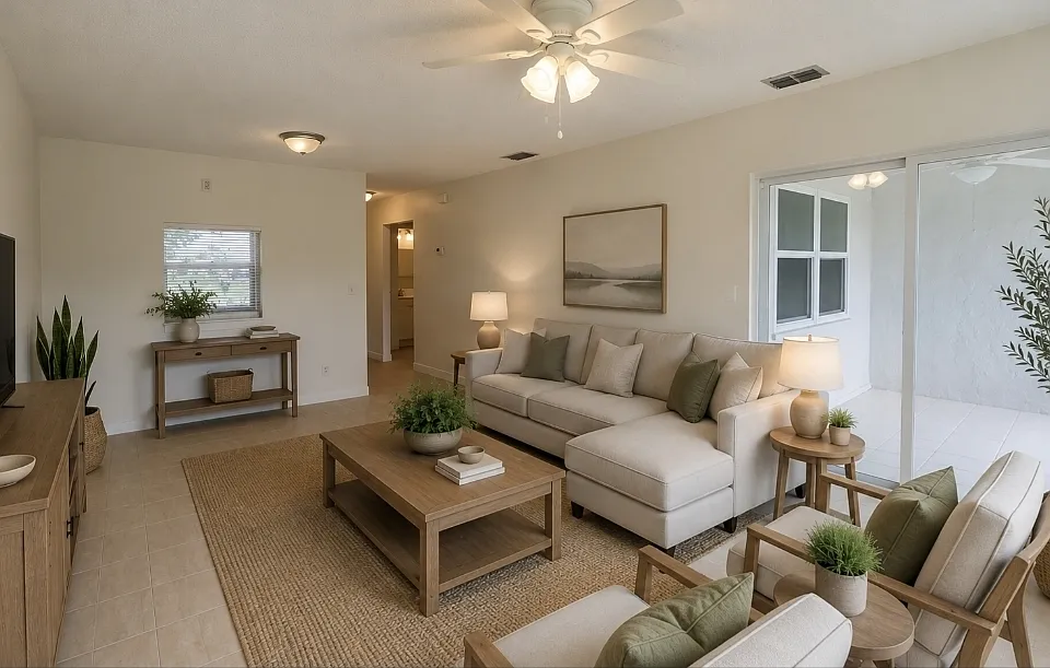 AI Generated Living room