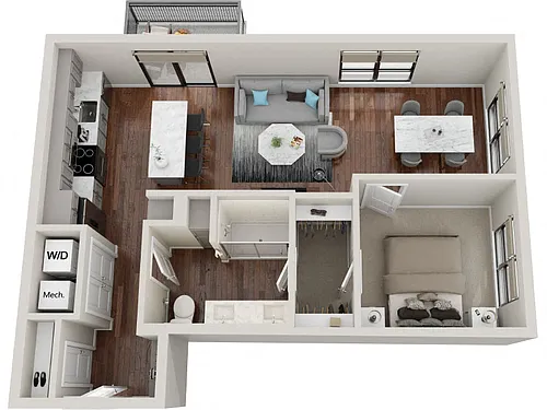 Floor plan A13
