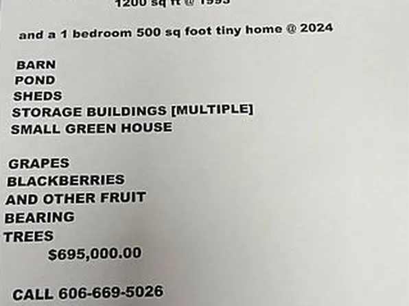 6961 State Highway 643, Crab Orchard, KY 40419