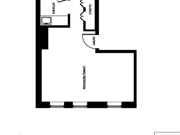 2nd image of 220 W 104th St APT 4E