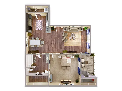 Floor plan Sweet Lake