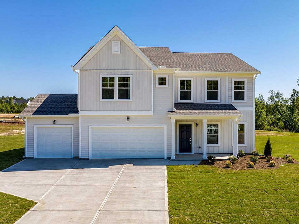 Farmhouse A- 3 Car Garage