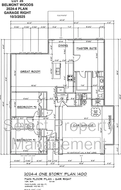 3 bed, 2.0 bath, 1431 sqft, $1,999 — Photo 2