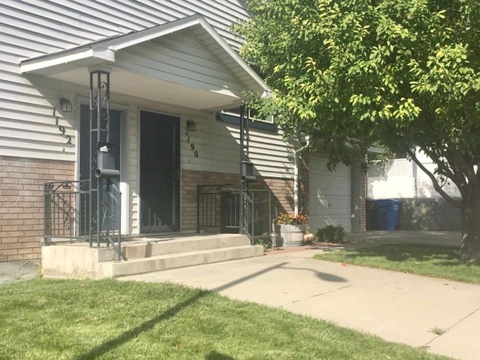Apartment entrance street view