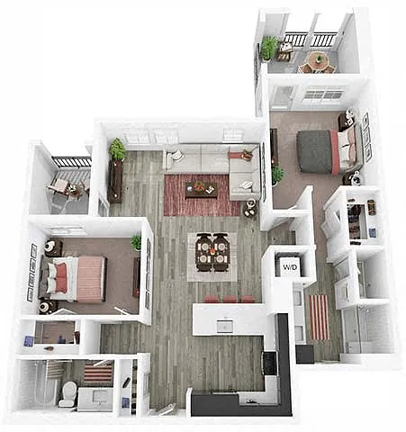 Floor plan B3