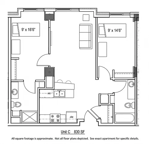 Floor plan Style C