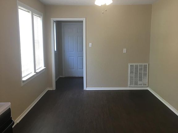 Open dining room looking from kitchen
