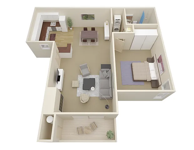 Floor plan The Oak