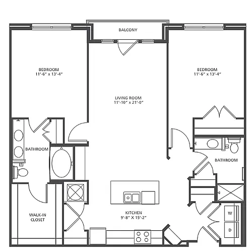 Floor plan B1-1