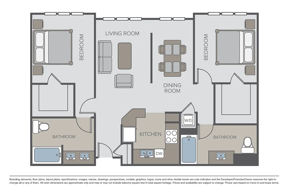 Floor plan Wilshire Blvd