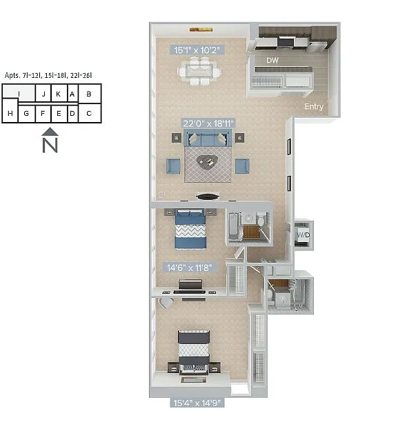 Floor plan 780-11I-12I