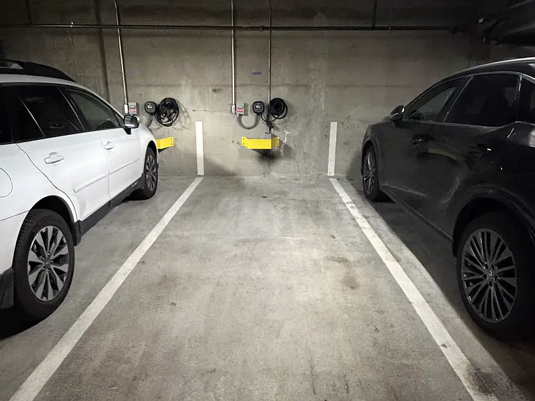 Parking spot with EV Parking