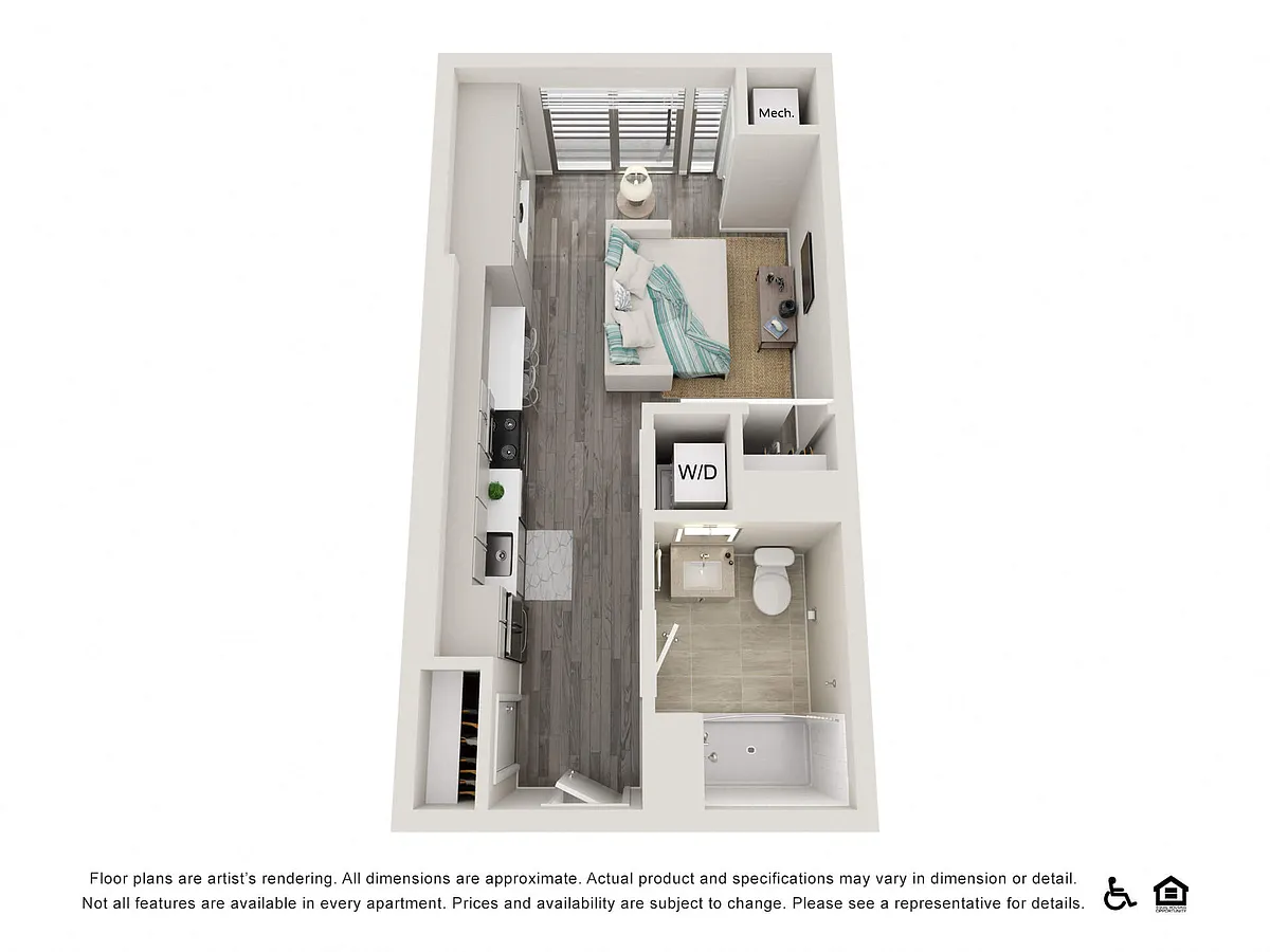 Floor plan Studio A1