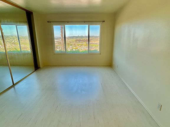 Master bedroom facing west