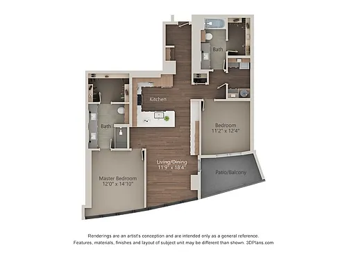 Floor plan B3