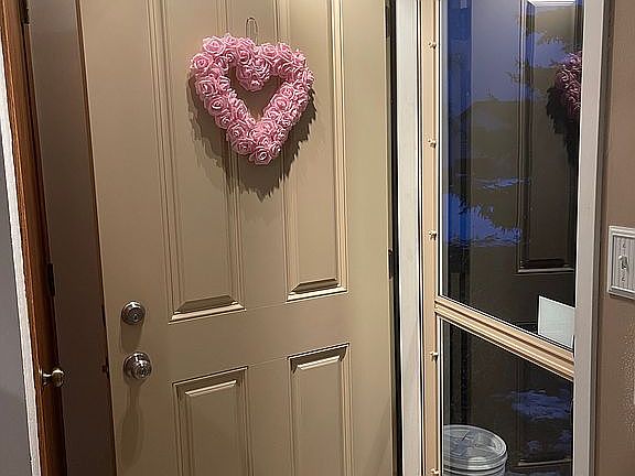 New front door - living room