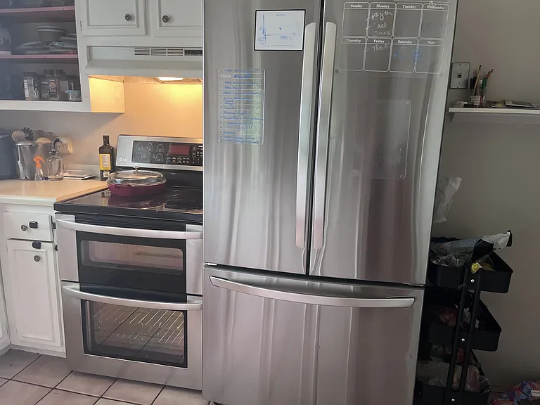 NEW RANGE AND DISHWASHER, NEWER FRIDGE