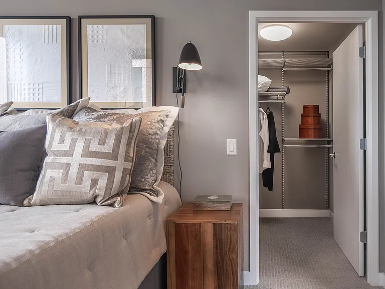 Large walk-in closets