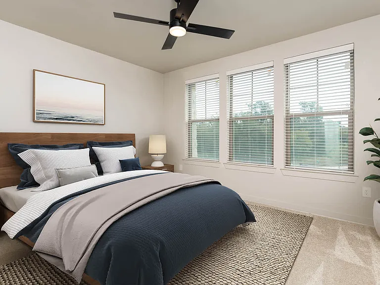 Carpeted Bedroom