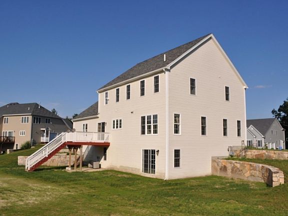 Exterior side/rear and deck overlooking large backyard