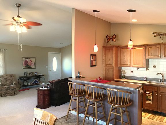 Another view of the kitchen and part of the great room.