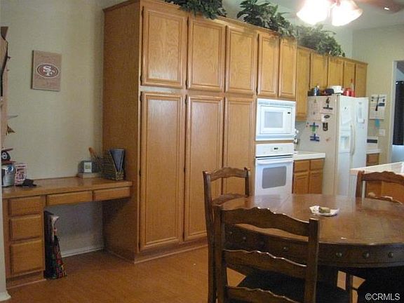 Built in Desk in Kitchen