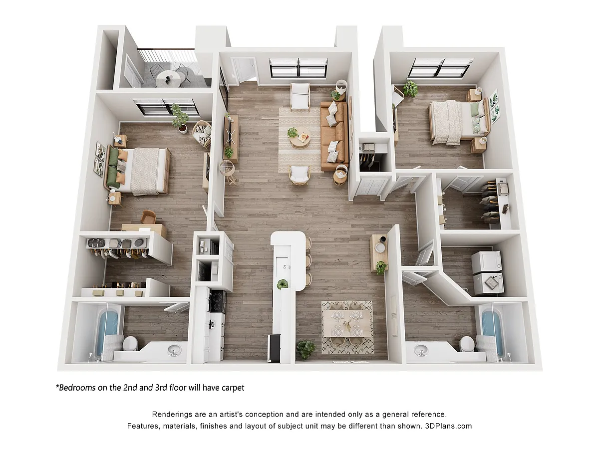 Floor plan B3