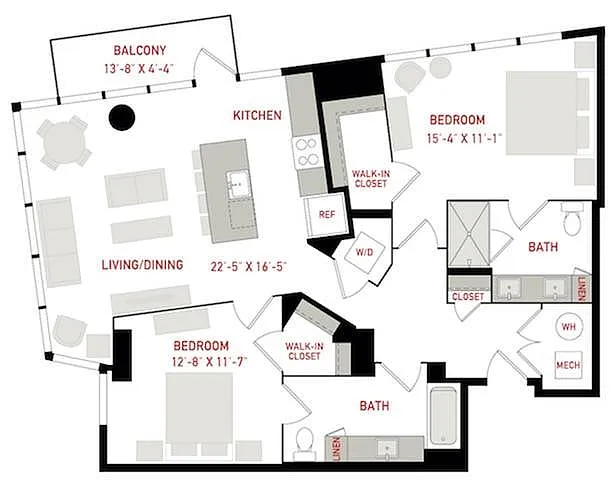 Floor plan The Robison