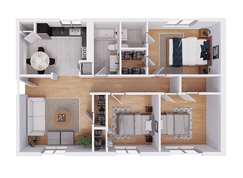 Floor plan The Elm (Upgraded)