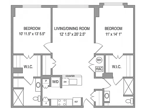 Floor plan 2X2