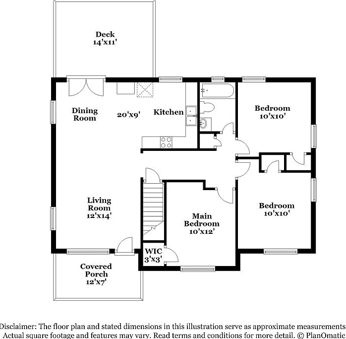 3 bed, 1.5 bath, 892 sqft, $1,325 — Photo 2