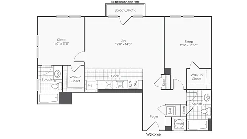 Floor plan Chesapeake