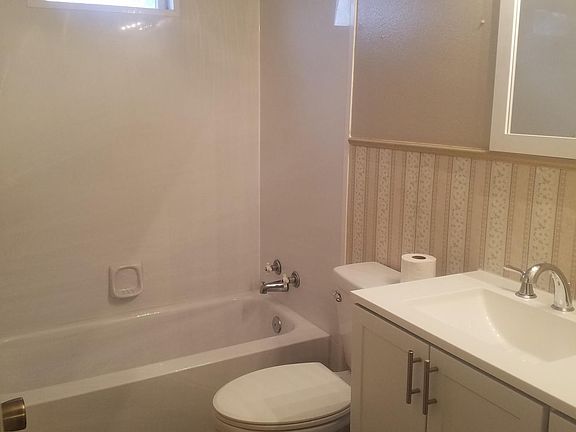 Master Bath with New Vanity and Toilet!