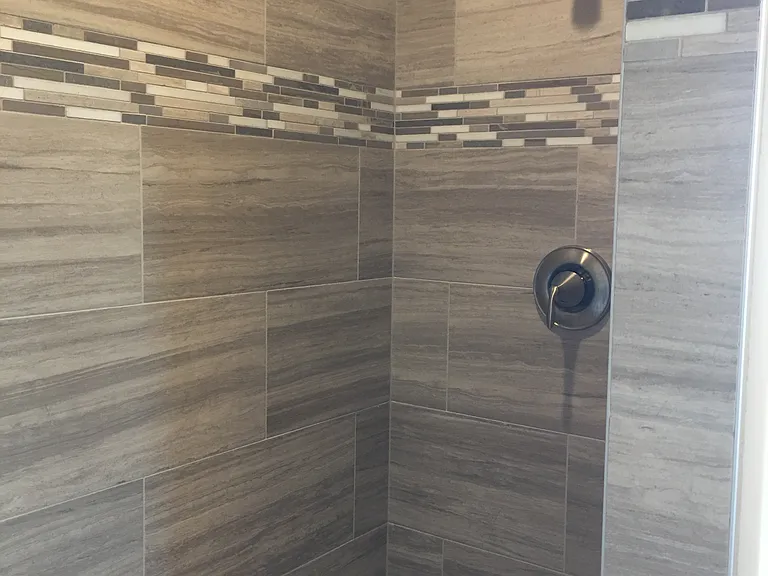 Master bathroom walk-in shower